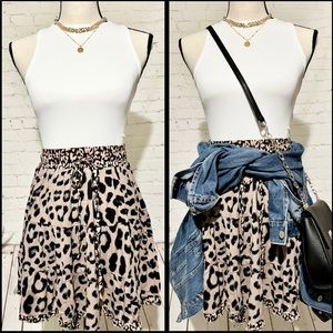 Leopard Print Skirt